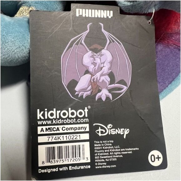 Gargoyles Demona 7.5" Phunny Plush Soft, Collectible Plush Toy for Fans - Picture 4 of 9